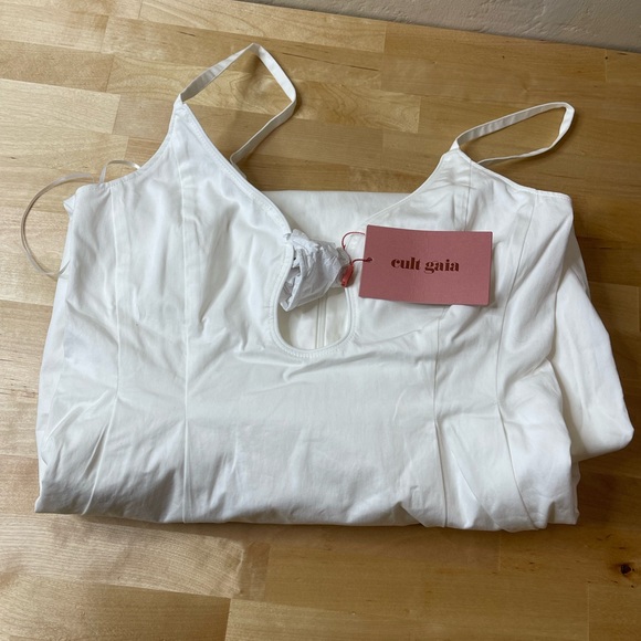 CULT GAIA SILVIA DRESS Black/Gold - Picture 2 of 15